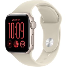 Часы Apple Watch SE 3 (2026), 40 mm, Starlight Aluminum Starlight Sand Sport Band M/L