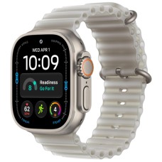 Часы Apple Watch Ultra 4 GPS+Cellular, 49 мм, Natural Titanium TransluGray Ocean Band