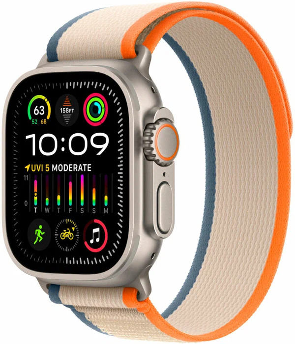 Часы Apple Watch Ultra 2 Titanium 49mm Trail Orange/Beige