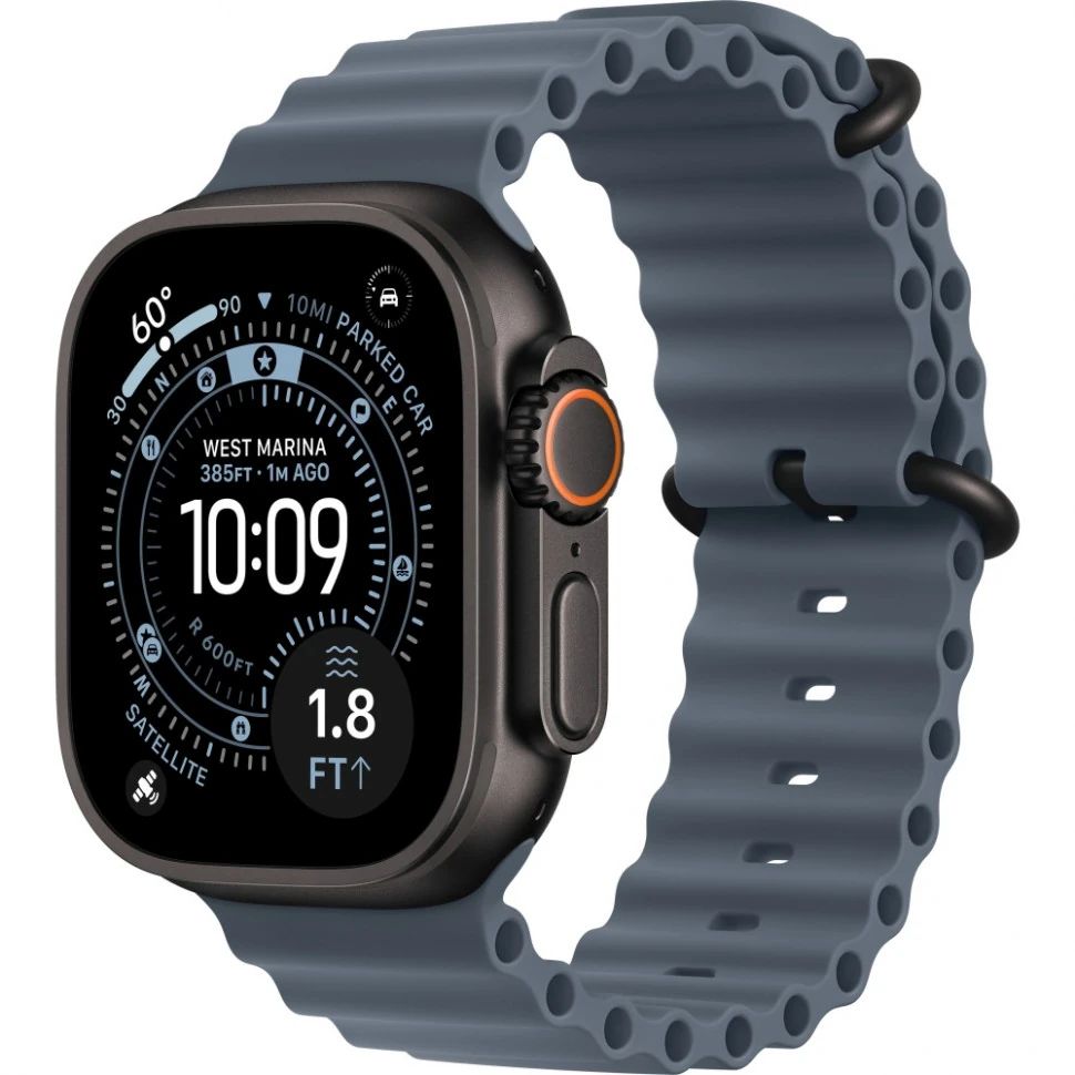 Часы Apple Watch Ultra 3 Black Titanium 49mm Terra Cotta Alpine Loop