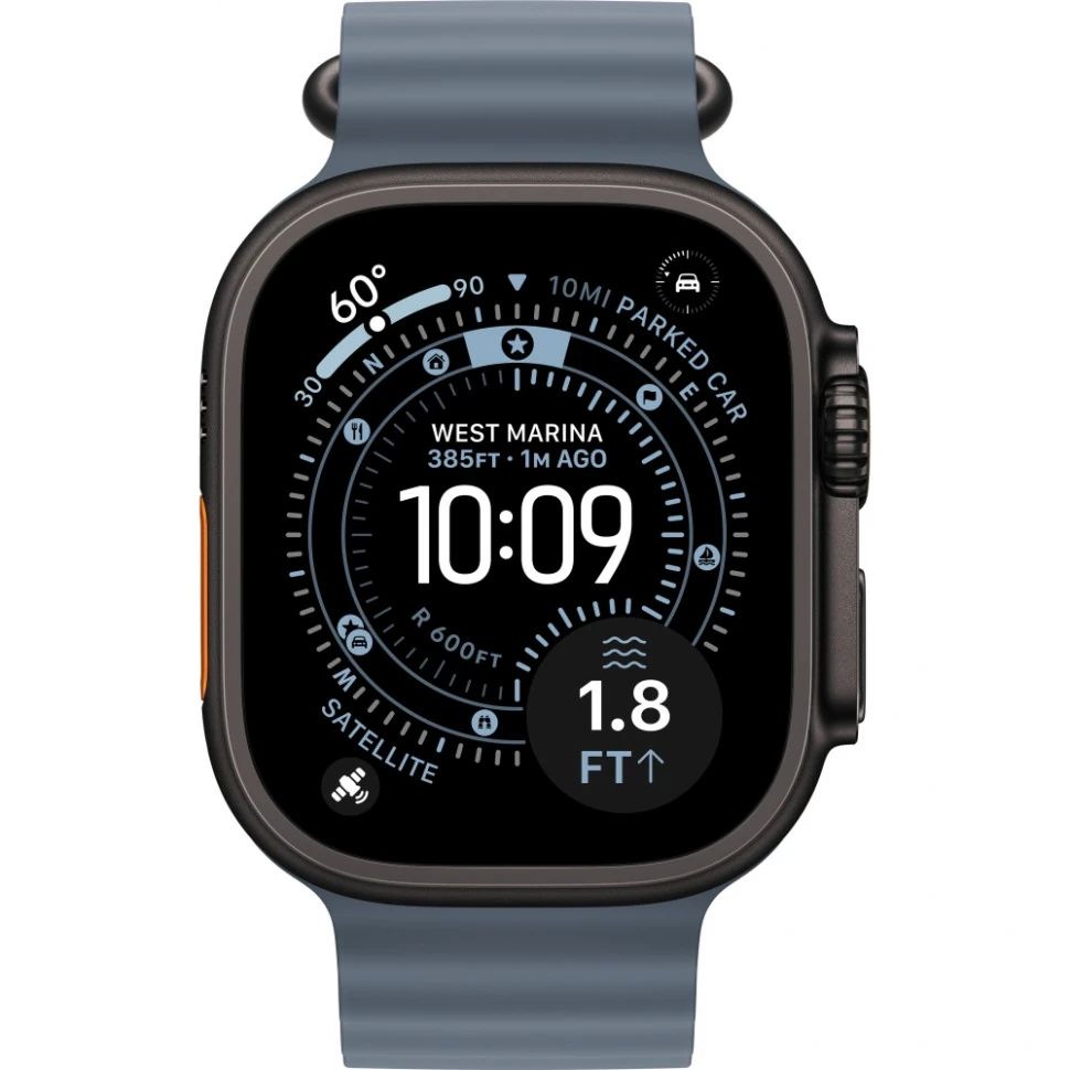 Часы Apple Watch Ultra 3 Black Titanium 49mm Terra Cotta Alpine Loop Часы Apple Watch Ultra 3 Black Titanium 49mm Terra Cotta Alpine Loop