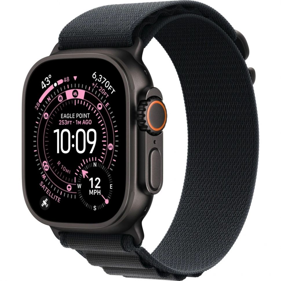 Часы Apple Watch Ultra 3 Black Titanium 49mm Black Alpine Loop