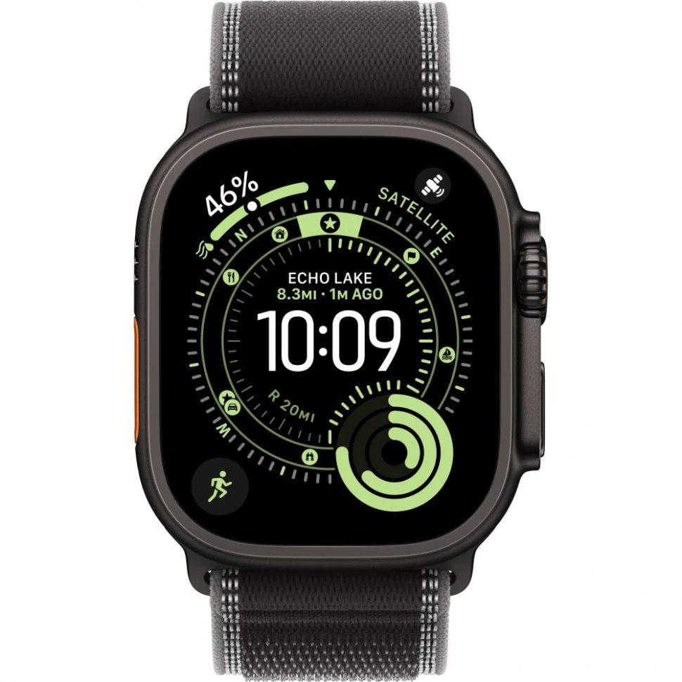 Часы Apple Watch Ultra 3 Black Titanium 49mm Black/Charcoal Trail Loop Часы Apple Watch Ultra 3 Black Titanium 49mm Black/Charcoal Trail Loop