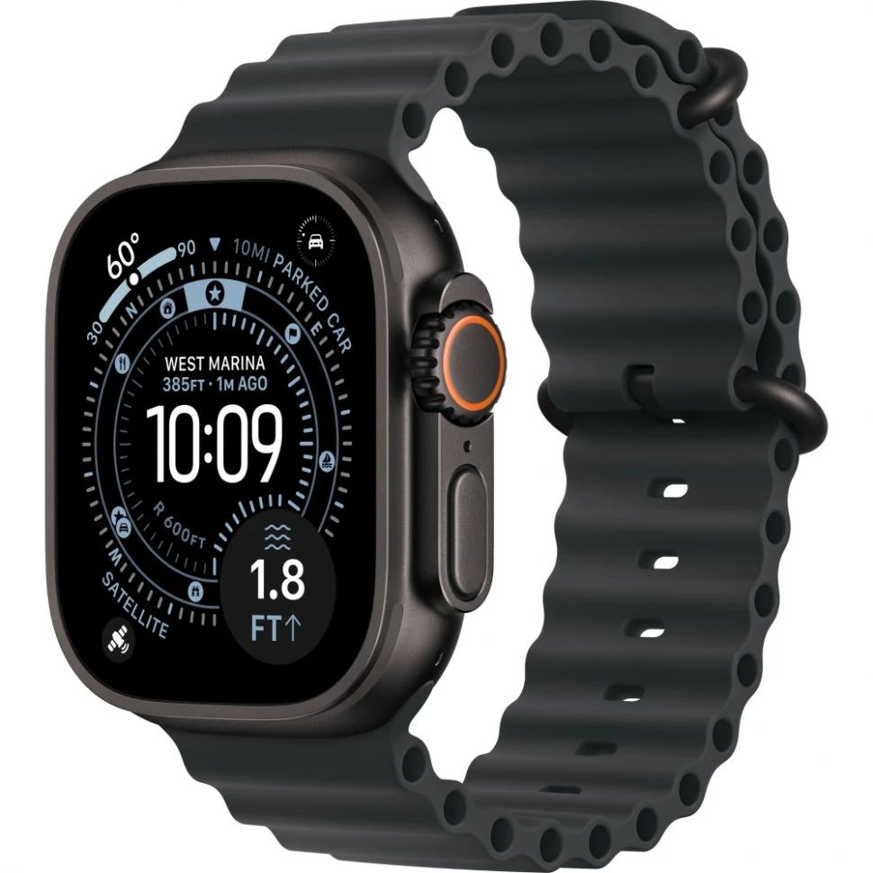 Часы Apple Watch Ultra 3 Black Titanium 49mm Black Ocean Band