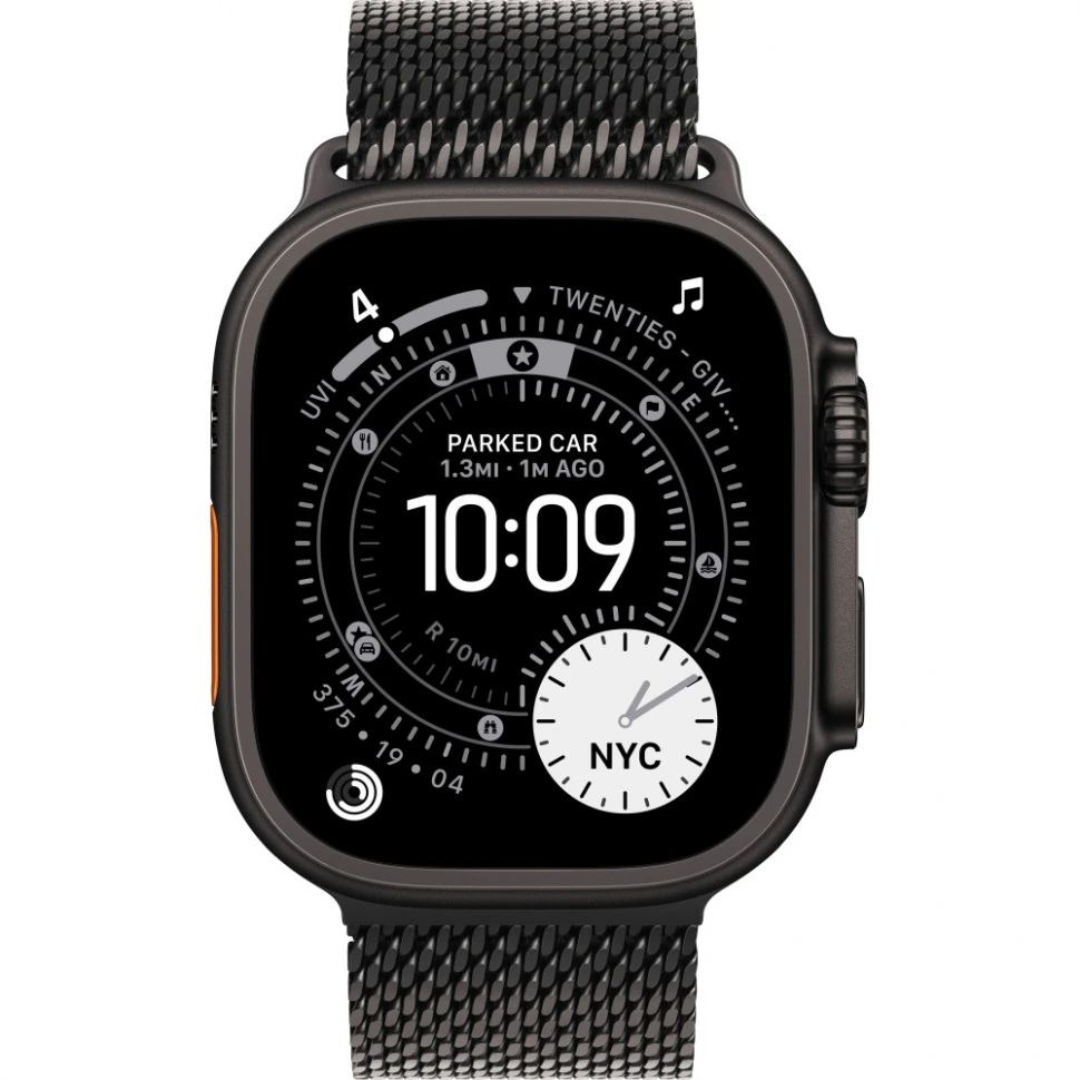 Часы Apple Watch Ultra 3 Black Titanium 49mm Black Titanium Milanese Loop Часы Apple Watch Ultra 3 Black Titanium 49mm Black Titanium Milanese Loop