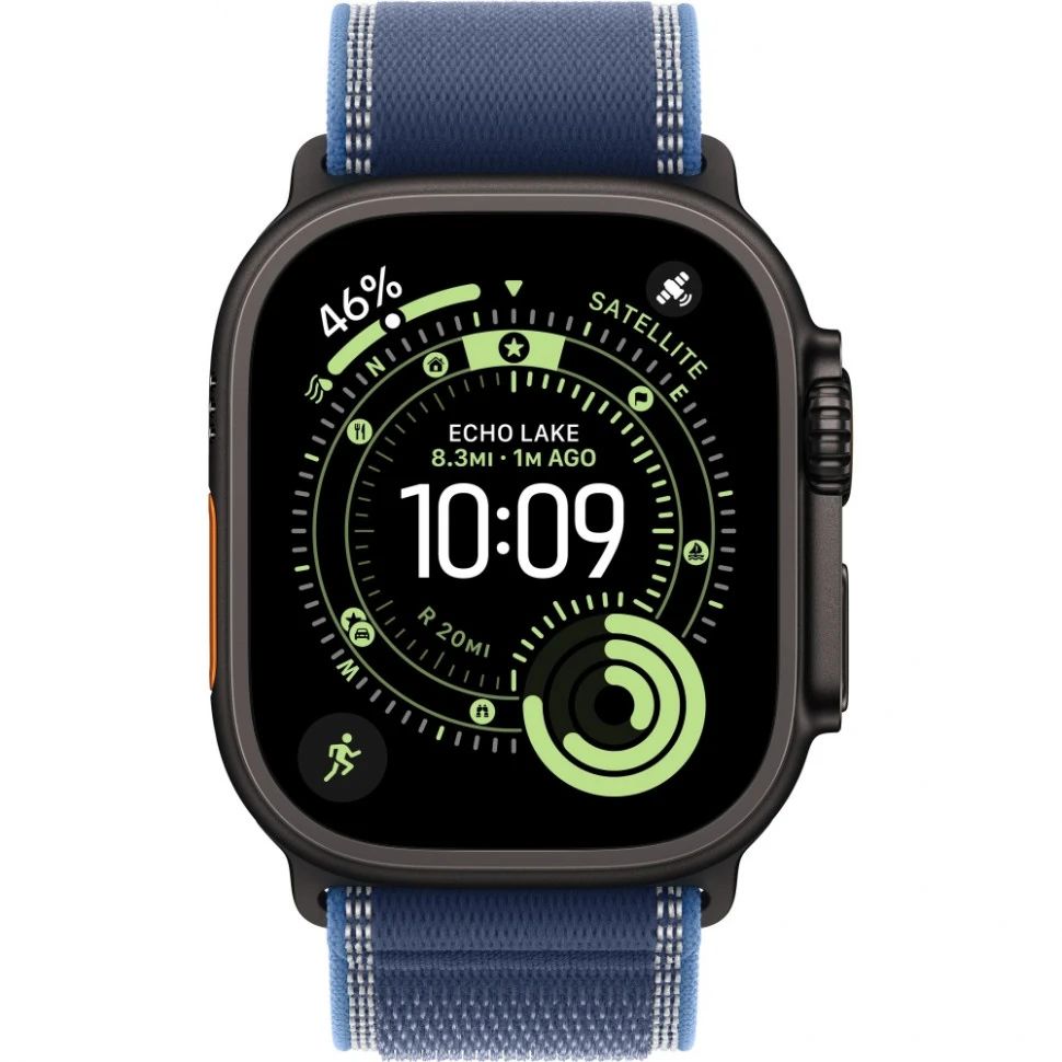 Часы Apple Watch Ultra 3 Black Titanium 49mm Blue/Bright Blue Trail Loop Часы Apple Watch Ultra 3 Black Titanium 49mm Blue/Bright Blue Trail Loop