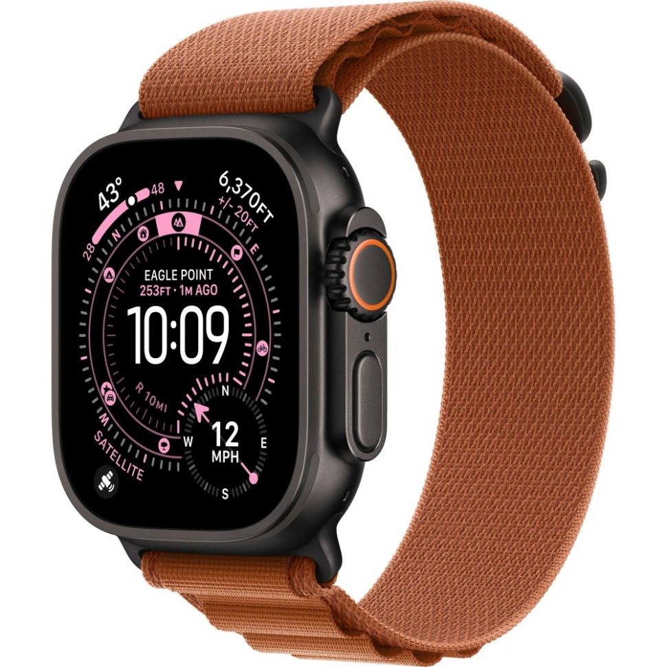 Часы Apple Watch Ultra 3 Black Titanium 49mm Anchor Blue Ocean Band