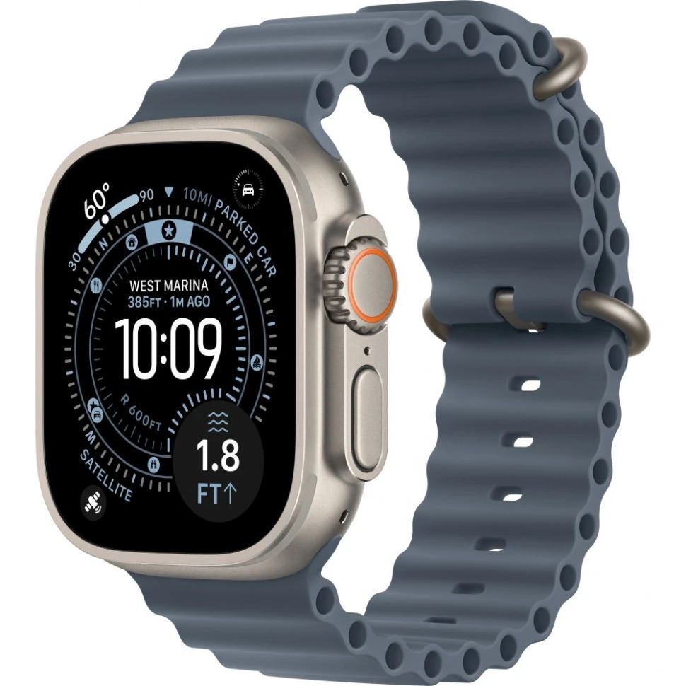 Часы Apple Watch Ultra 3 Natural Titanium 49mm Terra Cotta Alpine Loop