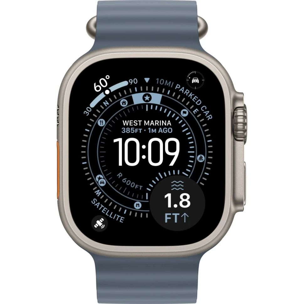 Часы Apple Watch Ultra 3 Natural Titanium 49mm Terra Cotta Alpine Loop Часы Apple Watch Ultra 3 Natural Titanium 49mm Terra Cotta Alpine Loop