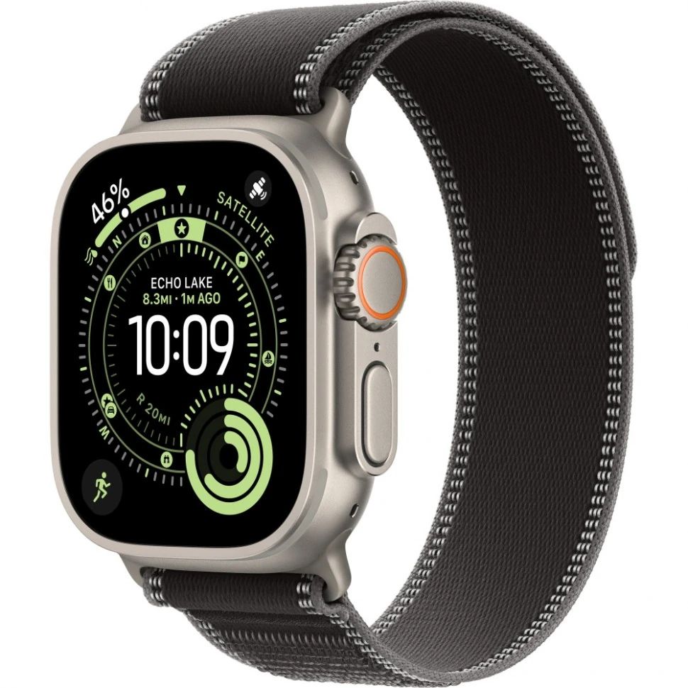 Часы Apple Watch Ultra 3 Natural Titanium 49mm Black/Charcoal Trail Loop