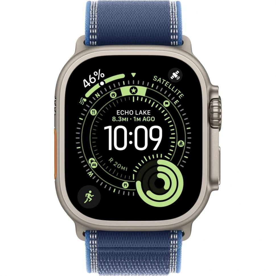 Часы Apple Watch Ultra 3 Natural Titanium 49mm Blue/Bright Blue Trail Loop Часы Apple Watch Ultra 3 Natural Titanium 49mm Blue/Bright Blue Trail Loop
