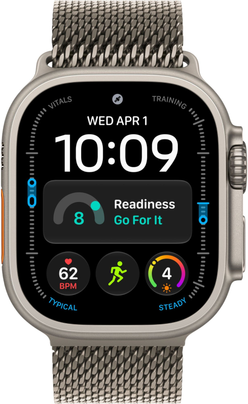 Часы Apple Watch Ultra 4 GPS+Cellular, 49 мм, Natural Titanium Natural Loop M