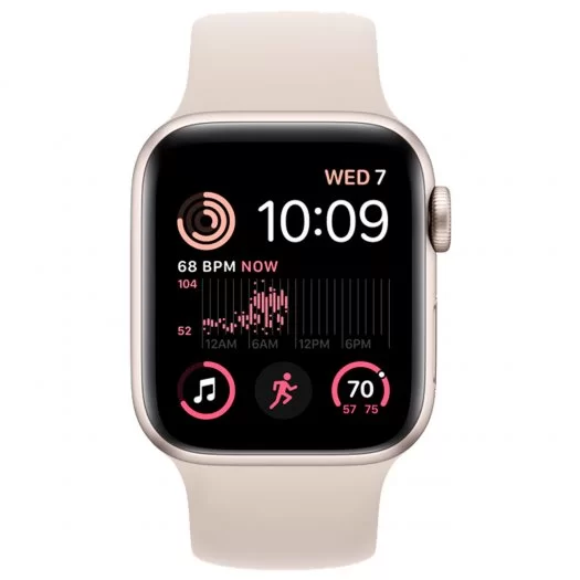 Часы Apple Watch SE 2023 40mm Starlight Aluminium (MNJP3)